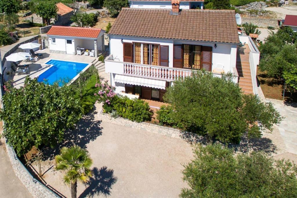 Adria-Holiday House With A Private Pool In Krk Kornić Exterior foto